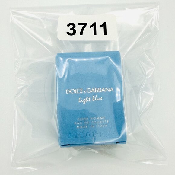 3711 DOLCE GABBANA BLUE FOR HIM NEW HIGH END FRAGRANCE DELUXE SAMPLE - Picture 3 of 3